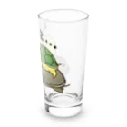 chicodeza by suzuriのすっぽんと緑亀 Long Sized Water Glass :right