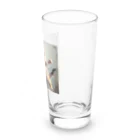 kimagireの跳ねネコ Long Sized Water Glass :right