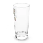 dcgnori／ワンコ画像のうるうる瞳のオムスビ顔の三角芝ちゃん Long Sized Water Glass :right