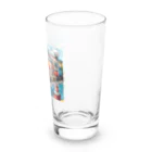 アニマルキャンバスのトレインフィッシュ Long Sized Water Glass :right