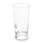 フラメンコの犬の残業サンタ Long Sized Water Glass :right