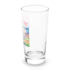 自然の非日常の走るフェレット Long Sized Water Glass :right