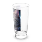 ZZRR12の「星の囁き - 宇宙への猫の眺め」 Long Sized Water Glass :right