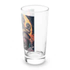 ZZRR12の「猫舞う戦士の神響：武神の至高の姿」 Long Sized Water Glass :right