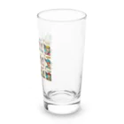 minishokoのアメコミ風コラージュ Long Sized Water Glass :right