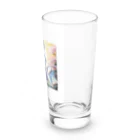 フリーダムの温もりの中へ、いらっしゃい！文字入り Long Sized Water Glass :right