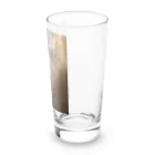 青い猫の瞬き Long Sized Water Glass :right