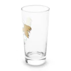 ハニーミルクのパピヨン(寝顔) Long Sized Water Glass :right