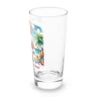 TACHYONJAPANのMerry Christmasシリーズ　サンタのサマークリスマス」 Long Sized Water Glass :right