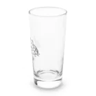 ねこ鉄道の温泉猫 Long Sized Water Glass :right