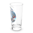 picassoの楽しいデザインショップのパンダクロース Long Sized Water Glass :right