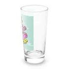 森本雄也の石見神楽_八岐大蛇@hotpink Long Sized Water Glass :right