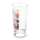 ポンキチはうすの着物姿の柴犬 Long Sized Water Glass :right