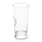 ポンキチはうすの着物大好き女の子 Long Sized Water Glass :right