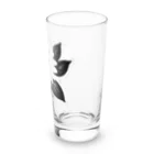 ファンシーTシャツ屋のモノクロマーガレット Long Sized Water Glass :right