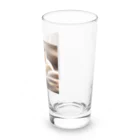 Bluefireのスヤスヤ寝ちゃったフェネック Long Sized Water Glass :right