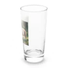 じじのおやつを前にしたダックスフント Long Sized Water Glass :right