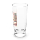 星パンダショップのほんよみかんねこ Long Sized Water Glass :right