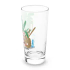 AckeeWolf Art Shopの可愛い子猫のミルクタイム Long Sized Water Glass :right