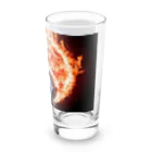 Superherooの氷と炎が追いかけあう Long Sized Water Glass :right