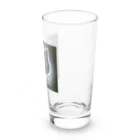 same_sharkのアングリー黒猫シリーズ Long Sized Water Glass :right