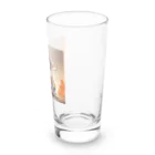 パパショップのかわいらしい牛が消防士 Long Sized Water Glass :right