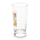 midori_kawaの開運黄金の泉瞑グッズ！白龍ちゃんがお守りします Long Sized Water Glass :right