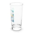 どうぶつやのハワイ　サーフィン Long Sized Water Glass :right