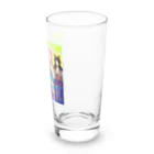 kazu_gの美男美女の七福神！勢ぞろい！（濃色用） Long Sized Water Glass :right