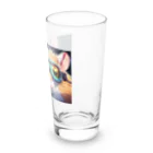 usubokeの「夢のような夜の世界、ハムスターのアニメチックな冒険！」 Long Sized Water Glass :right