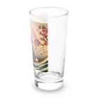 ParadigmStar　パラダイムスターの浮世絵猫　波桜 Long Sized Water Glass :right