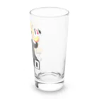 loveclonesのレッサーパンダ 0625 ZOOロゴ りんご大好き柄 Long Sized Water Glass :right