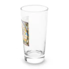 ai美女ショップのステンドグラスひまわり　オシャレ✨ Long Sized Water Glass :right