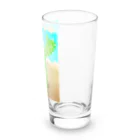 ファンシーTシャツ屋の砂漠の太陽とサボテン Long Sized Water Glass :right