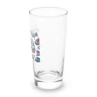 お茶目なドット絵のドッド絵車さん Long Sized Water Glass :right