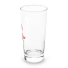 フラットザウルスの癒しのレッドザウルス Long Sized Water Glass :right