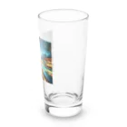 アニマル達の気分転換中のメイクーン Long Sized Water Glass :right