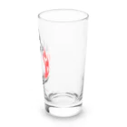 ファンシーTシャツ屋のクールなトライバル炎のタトゥーデザイン Long Sized Water Glass :right