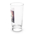 TemTako10のドット絵　ホラーキャット Long Sized Water Glass :right