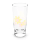 kazeou（風王）のレトロ風花(ドット)YP透過 Long Sized Water Glass :right