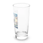 ANTARESの波乗り黒柴2 Long Sized Water Glass :right