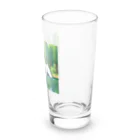 barisukaの水浴びをするブルドッグ Long Sized Water Glass :right