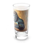 ハンサムズゴリラの焼そばゴリラ Long Sized Water Glass :right