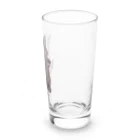 ʚ fuwari ɞのパピ猫立っち/黒猫 Long Sized Water Glass :right