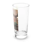 toyoda_hatti0608のゴーヤに乗ったシーサー Long Sized Water Glass :right