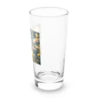 戦国時代マニアの夏の輝きを放つ大阪城 Long Sized Water Glass :right