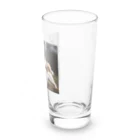 ODDS-345のぬいぐるみと格闘するパグ Long Sized Water Glass :right