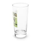 huwahuwa_nikonikoshopのサッカーするネコ Long Sized Water Glass :right