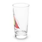 Lapis SHOPの黒猫ヒーロー Long Sized Water Glass :right