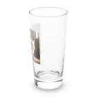 動物の溜まり場の可愛い猫ちゃん Long Sized Water Glass :right